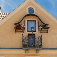 Window in Prague, Czech Republic