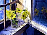 FLOWERS IN THE WINDOW