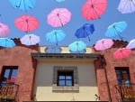 Umbrellas in Sardinia, Italy