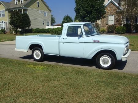 1963 Ford F-100 240ci 3-Speed - Ford, Truck, 3-Speed, F-100, Old-Timer, 240ci