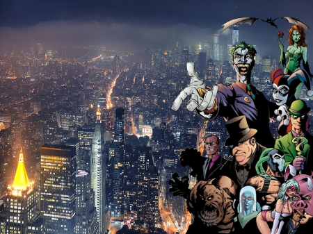 Villains Of Gotham - villains, comics, dc comics, gotham, superheroes