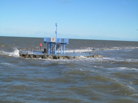 Wild Breakwater - breakwaters, wild sea, seasides, force of nature, waves