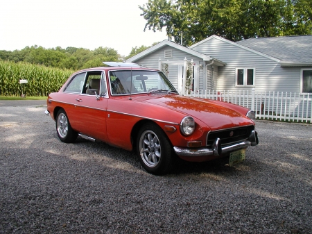 1972 MG MGB GT 2-Door Hatchback 3.4 V6 5-Speed - Car, Red, Sports, MG, V6, Hatchback, GT, 2-Door, MGB, Old-Timer, 5-Speed