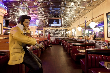Beverly Hills Diner 5 - american, elvis, diner, photo
