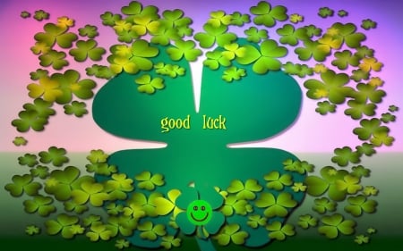 just good luck - fortuna, nature, luck, clover