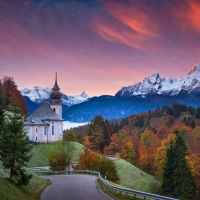 The Bavarian Alps,Germany