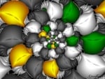 YELLOW AND GREEN FRACTAL