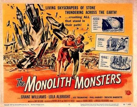 the monolith monsters - woman, monsters, monolith, man