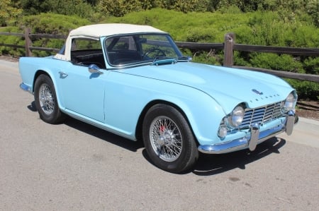 1964 Triumph TR4 Convertible 2138cc 4-Speed - sports, 4-speed, tr4, triumph, 2138cc, car, old-timer, convertible