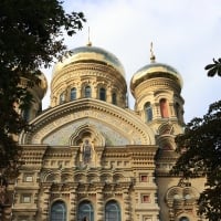 Church in Karosta, Liepaja, Latvia