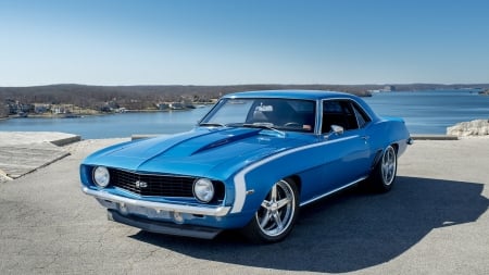 1969 Chevrolet Camaro Resto Mod - Muscle, Stripe, GM, Blue