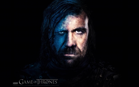 Game of Thrones (TV Series 2011– ) - game of thrones, actor, poster, man, Rory McCann, sandor the hound clegane, tv sereis, black, fantasy, face