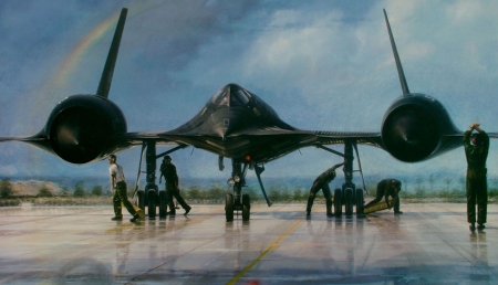 Lockheed SR-71 Blackbird - military, nasa, fast, flight, stealth