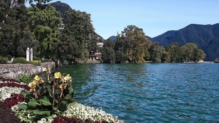 waiting - lugano, summer, lake, melody