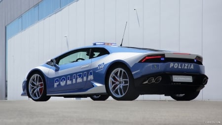 2015 Lamborghini Huracan LP 610-4 Polizia - sports, lamborghini, huracan, car, police, poilizia, lp 610-4, emergency