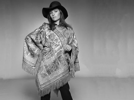 Jacqueline Bisset - Cowgirl - hat, Bisset, Jacqueline Bisset, beautiful, 2017, actress, cowgirl, model, Jacqueline, wallpaper