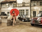 The Girl With The Red Umbrella
