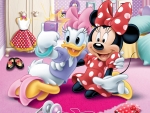 Daisy and Minnie Mouse