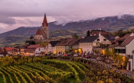 Austria - architecture, cool, houses, austria, fun, church