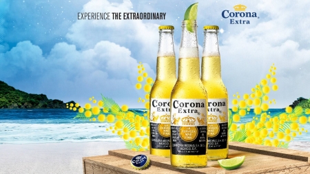 Corona - fun, entertainment, yummy, cool, corona, food