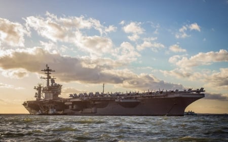 USS George H.W. Bush - carrier, cool, boat, fun, military