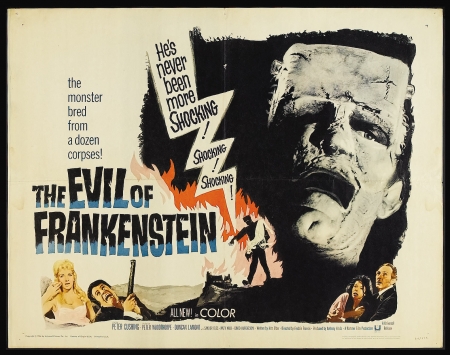 evil of frankenstein - face, evil, frankenstein, monster