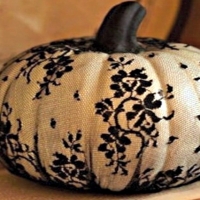 Elegant Halloween Pumpkin