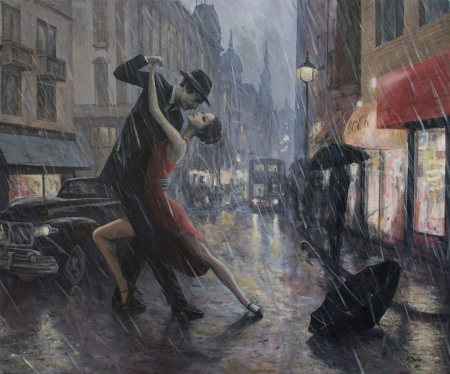 Tango dancers