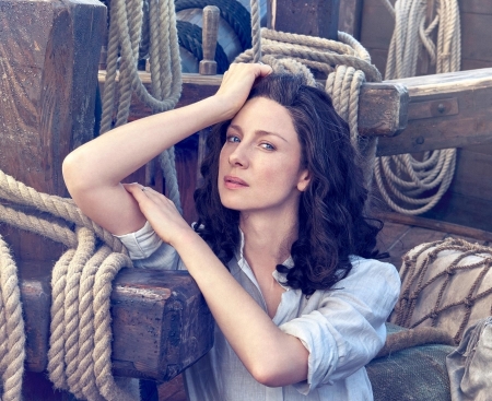 Outlander (TV Series 2014– ) - outlander, poster, woman, Caitriona Balfe, girl, actress