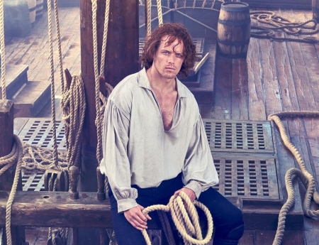 Outlander (TV Series 2014– ) - outlander, actor, poster, Sam Heughan, tv series, man