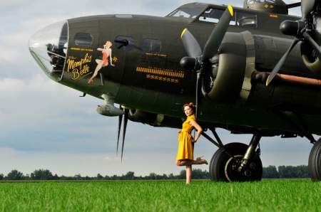 Memphis Belle - military, aircraft, bomber, ww2, us military, war