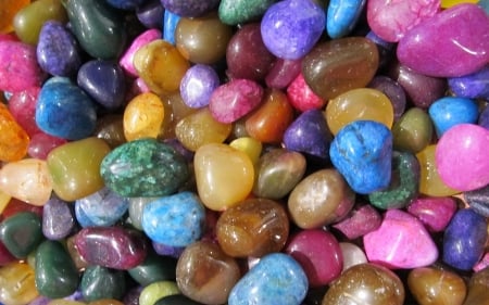 Colorful Pebbles - colorful, pebbles, colors, stones