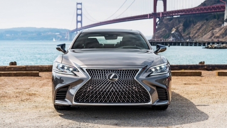 Lexus LS 500 - cool, car, fun, lexus, bridge, ls 500