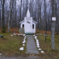 Tiny Church In The Forest