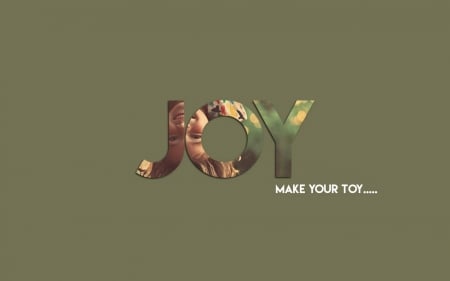 Joy - card, joy, word, texture, green