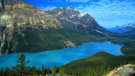 Beautiful Scenery - lake, nature, mountain, sky