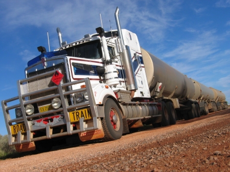 road train - train, road, outback, truck