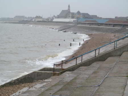 Bleak Seafront - Sheerness, Seafronts, Isle of Sheppey, Seasides, Beaches