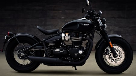 Triumph Bonneville Bobber - Bike, Triumph, Bonneville, Bobber