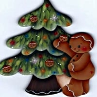 Gingerbread Man And Tree