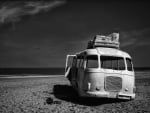 beached bus