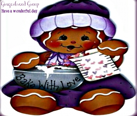 Gingerbread In Purple