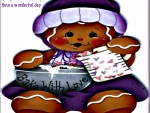 Gingerbread In Purple