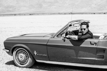 Gabriel Garko - gabriel garko, retro, car, bw, actor, man