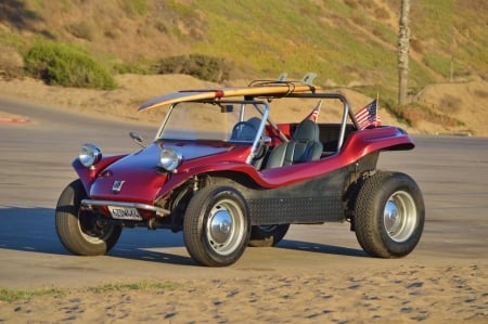 1970 Meyers Manx Buggy 1600cc 4-Speed - Red, Meyers, Off-Road, Buggy, 4-Speed, Manx, 1600cc, Old-Timer, Dune