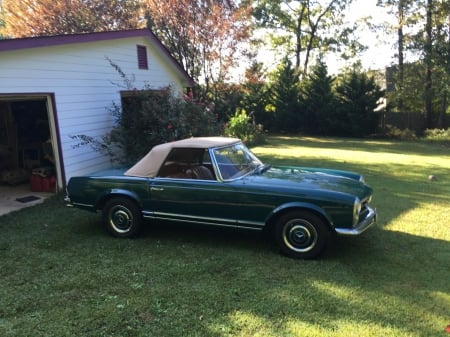 1966 Mercedes-Benz 230SL Convertible 2.3 4-Speed Automatic - sports, mercedes, automatic, 4-speed, car, benz, old-timer, convertible, 230sl