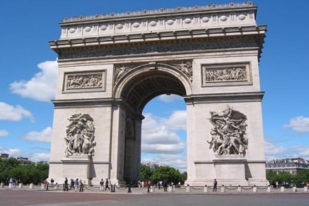 arc de triomphe - paris, triomphe, de, arc, france