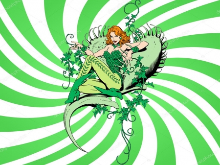 Poison Ivy - villains, comics, dc comics, poison ivy, superheroes