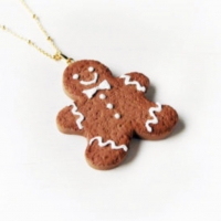 Gingerbread Necklace