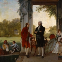 Washington and Lafayette at mount Vernon